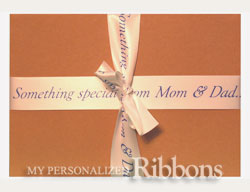 personalized ribbon continuous