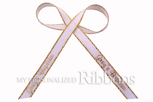 personalized ribbon continuous